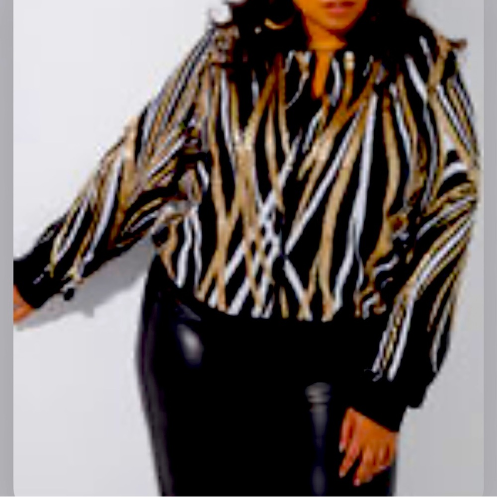 SEQUINED MESH BOMBER JACKET